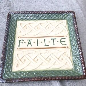 Beautiful Vintage Celtic Plate